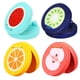 thumbnail image 1 of 4 piezas de castañuelas para dedos, ayuda didáctica, castañuelas de frutas de dibujos animados, juguete musical para bebés, niños en edad preescolar, 1 of 9