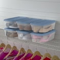thumbnail image 4 of Sterilite Set of (10) 5.7 Liter Storage Boxes, Blue, 4 of 5