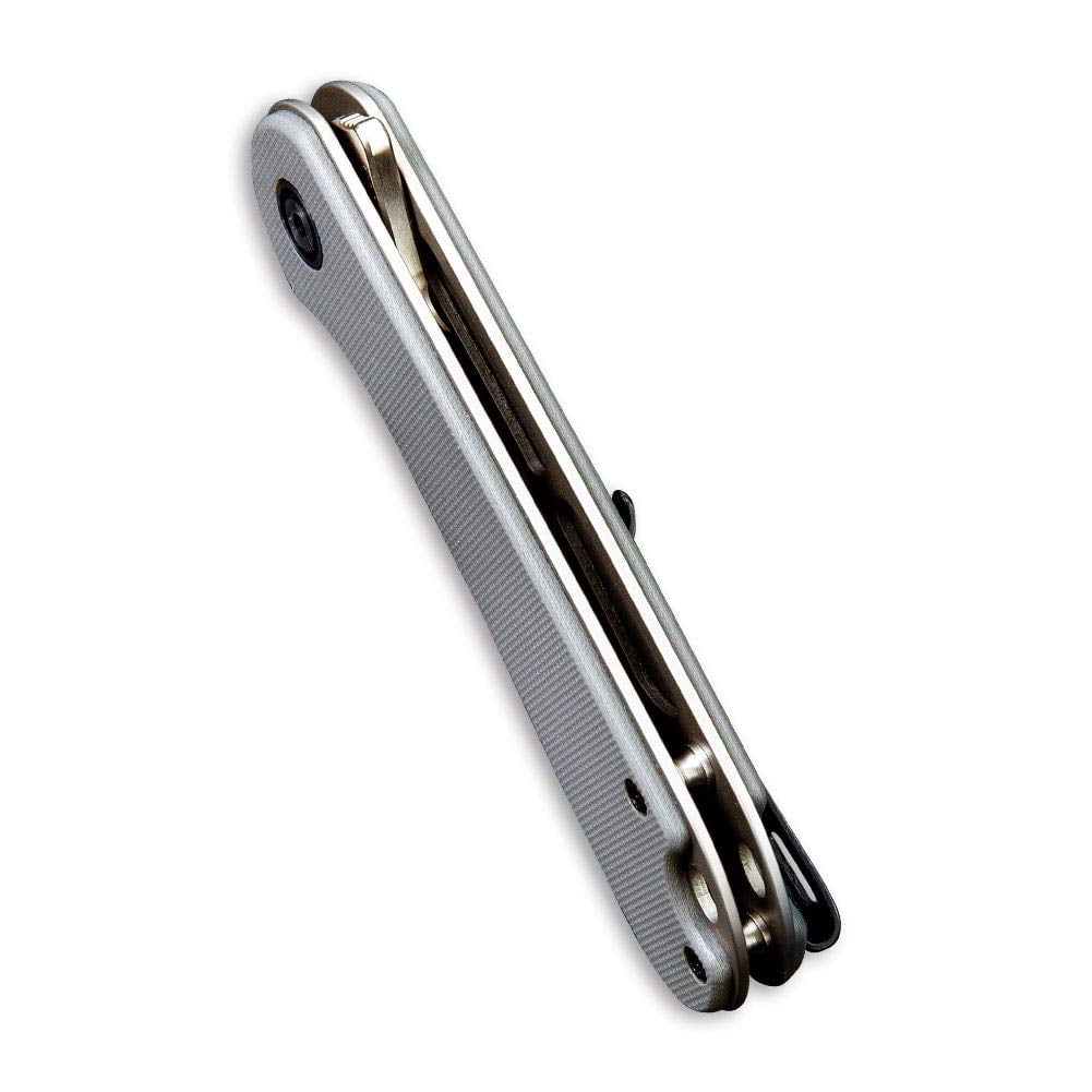 CIVIVI Elementum Pocket Knife 2.96" D2 Stainless Steel Blade Gray G10 Handle C907B
