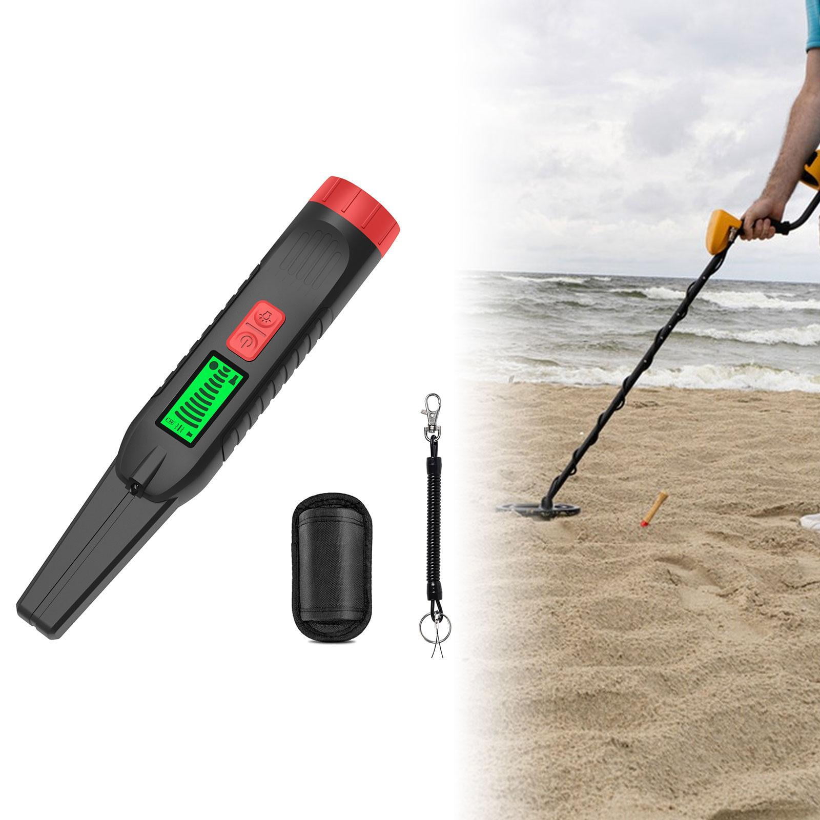 Metal Detector Pinpointer Handheld Adjustable Sensitivity IP68 Waterproof for Security Treasure Hunting