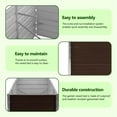thumbnail image 3 of vidaXL Raised Garden Bed Raised Flower Bed Galvanized Steel Outdoor Planter, 3 of 10