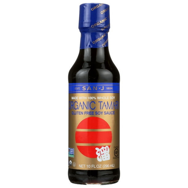 San J Tamari Soy Sauce Organic, 10 Fl Oz