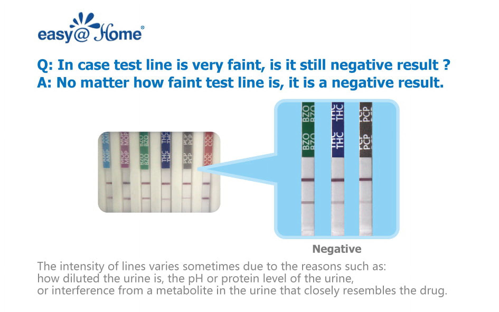Easy@Home 12 Panel Urine Drug Test Kit for Buprenorphine, THC, COC, MOP, MET, OXY, AMP, BAR, BZO, MTD, MDMA, PCP, 20 Ct
