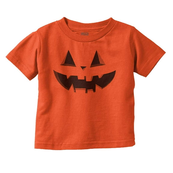 Classic Halloween Pumpkin Costume Toddler Boy Girl T Shirt Infant Toddler Brisco Brands 12M