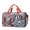 Zebra striped orange, variant on Women's Travel Duffel Bag, Sports Gym Bag with Independent Shoe Compartment, Overnight Weekender Bag with Dry Wet Separation Pocket for Yoga Fitness Swimming Camping Short Trip