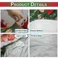 thumbnail image 3 of KBOOK Christmas Chair Cover, Party Santa Merry Christmas Theme Decor,Chair Covers For Dining Room Restaurant (1/2/4 Pcs), 3 of 7