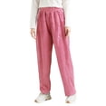 thumbnail image 1 of WILLBEST Pantalones Casuales para Mujer, Clásicos a Cuadros, Pierna Ancha, Estilo Moderno, con Cinturón Largo y Bolsillo para Uso Diario Chica, 1 of 3