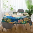 thumbnail image 3 of Yayeee Tablecloths 60" x 120" Rectangle Wrinkle Resistant Party Table Cover, Large Pine Tree, 3 of 8