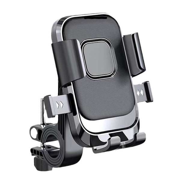 Soporte Para Teléfono Para Motocicleta Soporte Para Teléfono Con Clip Ajustable Y Resistente Para Manillar Accesorios Para Teléfonos De Alta Compatibilidad