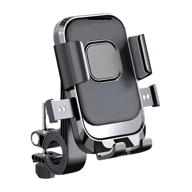 Motorcycle Phone Mount Universal Adjustable Spring Clip Handlebar Holder for Secure Riding and Easy to Your Device