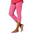 thumbnail image 2 of FNFYFH Clearance Womens Inclusive Yoga Capris All Body Types Workout Pants,Pink, 2 of 10