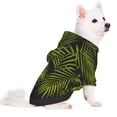 thumbnail image 2 of Bingfone Tropical Palm Leaves Fern Leaf Dog Clothes Hoodie, Pet Winter Coat,Puppy Sweatshirts For Small Dogs Boy Girl,Suitable For All Breeds-X-Large, 2 of 8