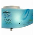 thumbnail image 3 of Meyda Tiffany 150181 Metro Fusion 3 Light 20" Wide Semi-Flush Bowl Ceiling Fixture - White, 3 of 7