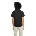 thumbnail image 2 of Ladies' Flash IL Colorblock Short Sleeve Shirt BLACK/ DK CHARCL XS, 2 of 3