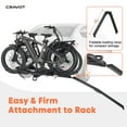 thumbnail image 5 of CRAVOT E2 PLUS Foldable Hitch 2-eBike Rack, 200 LBS Capacity, 2" Receiver, 5 of 10