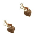 thumbnail image 3 of Youkk Gifts Heart-shaped Pendant Keychain For Presents Stylish Heart Shape Keychains orange 2Set, 3 of 6