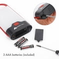 thumbnail image 4 of Ozark Trail 160 Lumen LED Aluminum Thin Frame Battery Lanterns Red, 4 of 9