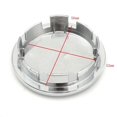 thumbnail image 6 of 4Pcs Chrome Car Wheel Center Caps Tyre Rim Mirror Hub Cap Cover ABS Blank 65mm, 6 of 12