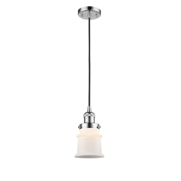 Innovations 201C-PC-G181S-LED Transitional One Light Mini Pendant from Franklin Restoration collection in Chrome finish,