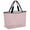Pink Beige, variant on Yellow Striped Beach Bag for Women, Large Breathable Mesh Beach Tote Bag, Modern Simple Farmhouse Beige Vintage Sandproof Lightweight Travel Bags for Vacation Picnic Swimming Pool 15.7"x15.7"x9.1"