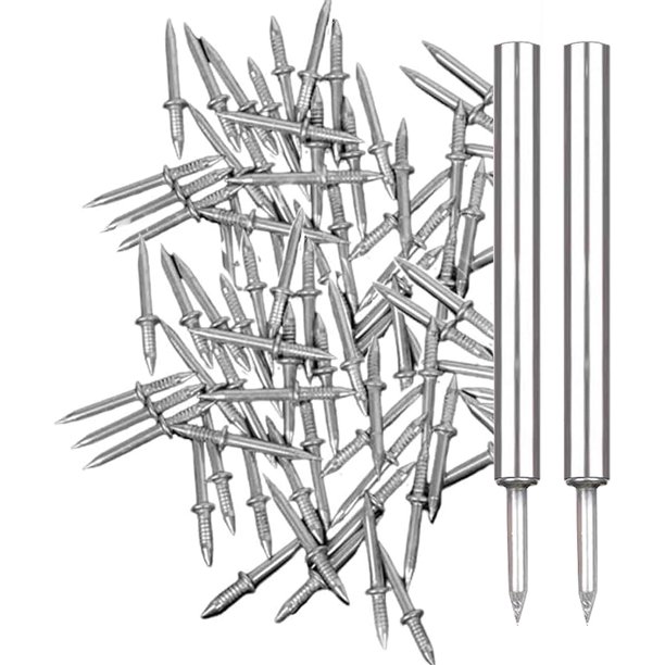 Tornillos de clavo sin costuras TANGJMXG 200 Doble Cabeza