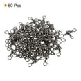 thumbnail image 3 of 3 Way Swivel, 44lb Copper Cross Line Barrel Terminal Tackle, Black 60 Pack, 3 of 6