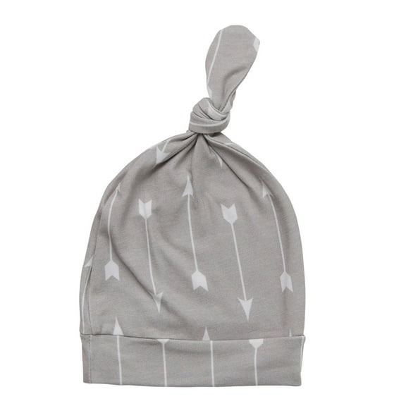 MEMEENO Newborn Top Knot Hat Cap For Baby - Arrows