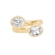 thumbnail image 3 of Anillo para Mujer con Cristal Fino Swarovski en forma de Oval–  Bañado en Oro 14k– Anillo Elegante y Brillante-Aretes de Mujer de Moda, Joyería para Mujer de Moda– Regalo especial Ortiz Espinosa Temporada, 3 of 5