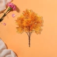 thumbnail image 6 of Mdesiwst Artificial Maple Leaf with Stem,UV Resistant Indoor Outdoor Faux Leaves Branch Fall Fake Floral Arrangement Decoration, 6 of 8