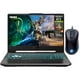 thumbnail image 1 of Laptop Gamer Asus TUF Gaming A15 NVIDIA GeForce RTX 2050 AMD Ryzen 5 7535HS 24GB RAM 1TB SSD 15.6 Windows 11 Home + Mouse DXT Gaming Teclado en Español negro, 1 of 5