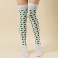 thumbnail image 3 of Oxodoi St.Patrick's Day Party Striped High Socks Women Over Knee High Socks Compression Socks(Length:70CM), 3 of 4