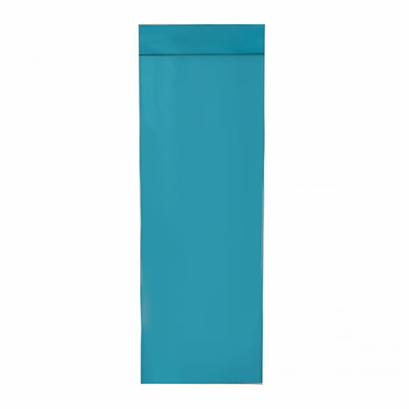 AUQ Rustic Teal Tie Top French Door Curtain Panels Teal Curtains,26*20In