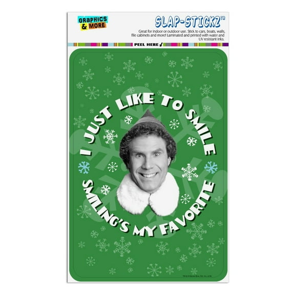 Elf Movie I Just Like to Smile Home Business Office Sign