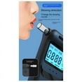 thumbnail image 2 of Digital Alcohol Tester Professional Alcohol Detector Breathalyzer Police Alcotester LCD Display Drunk Driving Test, 2 of 8