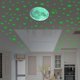 thumbnail image 4 of Luminoso estrellas pared calcomanía de tejado para guardería bebé niño o de relajación para adultos hogar dormitorio Verde BLESIY Pegatinas de estrellas luminosas, 4 of 6