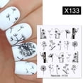 thumbnail image 4 of 18 hojas de calcomanías autoadhesivas para uñas, para decoración de uñas de mujer, varios estilos, 6,4 x 5,3 cm, 4 of 5