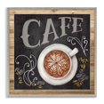 thumbnail image 5 of Stupell Industries Chalkboard Style Cafe Sign Latte Coffee Beans Motif Framed Wall Art, 24 x 24, Design by ND Art, 5 of 5