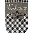 thumbnail image 3 of Briarwood Lane Black and White Pumpkin Burlap Fall Garden Flag, 3 of 4