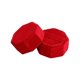 thumbnail image 3 of Caja de anillo Zulema organizador de franela joyero de compromiso Rojo, 3 of 8
