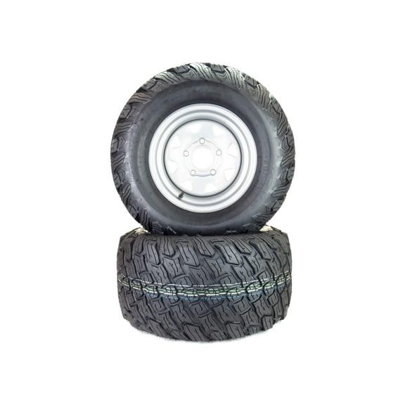 (2) Reaper Turf Tire Assemblies 24x12.00-12 Fits Hustler Super Z 60" 606968