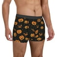 thumbnail image 5 of Men's Boxer Briefs, halloween-pumpkins Soft Comfy Mens Underwear Boxer Briefs Breathable With Widen Waist, 5 of 7