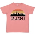 thumbnail image 3 of Inktastic Dallas Texas Skyline Vintage Boys or Girls Toddler T-Shirt, 3 of 5