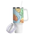 thumbnail image 2 of Cartoon Croissants 40 oz Tumbler with Handle Insulated&nbsp;Travel Mug&nbsp;Lid Straw Leak Proof Steel Vacuum Water Bottles Glasses Fits in Car Cup Holder, 2 of 7