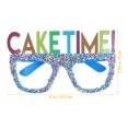 thumbnail image 3 of KAKOWELY Accesorio decorativo de vidrio para cumpleaños, marco de anteojos, gafas para fiesta de cumpleaños, accesorio para fotomatón, 3 of 5