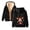 Black, variant on NinXxx Ladies' Christmas Cartoon Hoodie Casual Pullover Top Beige XL