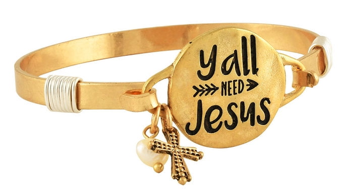 jesus bracelet gold