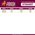 thumbnail image 2 of Metrix Premium Chassis Parts - 4 PC Front Upper & Front Lower Ball Joint Kit Fits 1997 Ford F-250 HD 4WD, 1980-1996 Ford F-250 4WD, 1980-1984 Ford F-350 4WD, Replacement K8435, K80026, 2 of 8