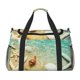 thumbnail image 1 of Easygdp Starfish And Seashell On The Beach Bolsa de Gimnasio, Bolsa de Viaje Duffel, Bolsa de Fin de Semana con Compartimentos, Bolsa de Mano para Noche, 1 of 7