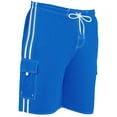 thumbnail image 6 of North 15 Big Boy's Quick Dry Beach Swim Trunks Shorts with Cargo Pokcets-5104B-Ryl-8, 6 of 7