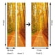 thumbnail image 2 of Adhesivo para puerta (hojas amarillas) efecto 3D para decoración de pared, sala de estar, cocina, dormitorio, baño, papel pintado 77X200cm, 2 of 5